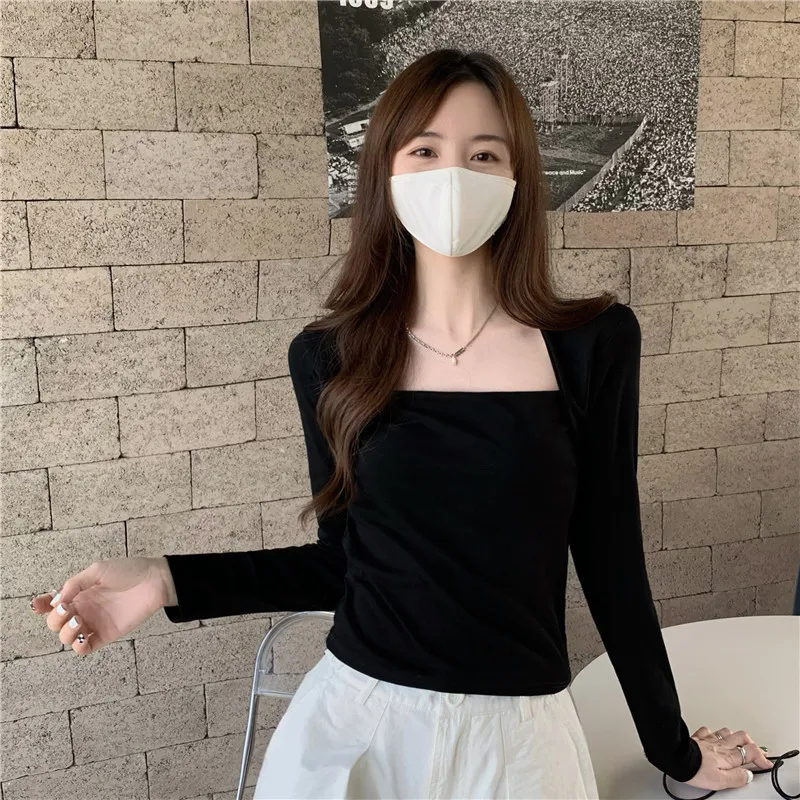 

Новинка весна-осень 2021 Высококачественная Женская Повседневная футболка