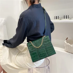 Fashion Trend Shoulder Hand Bag Women Alligator Pattern Luxury Designer
Crossbody Bags Lady Travel Leather Messenger Bag 24.41 USD