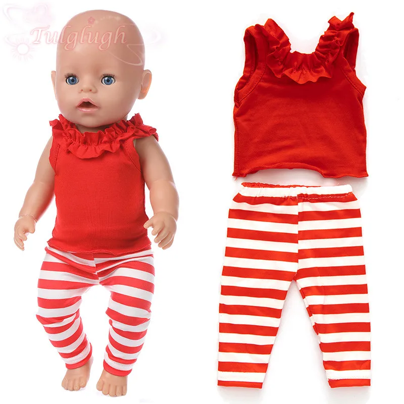 Подходит для новорожденных 18 дюймов 43 см кукла аксессуары одежды Клевер Летний