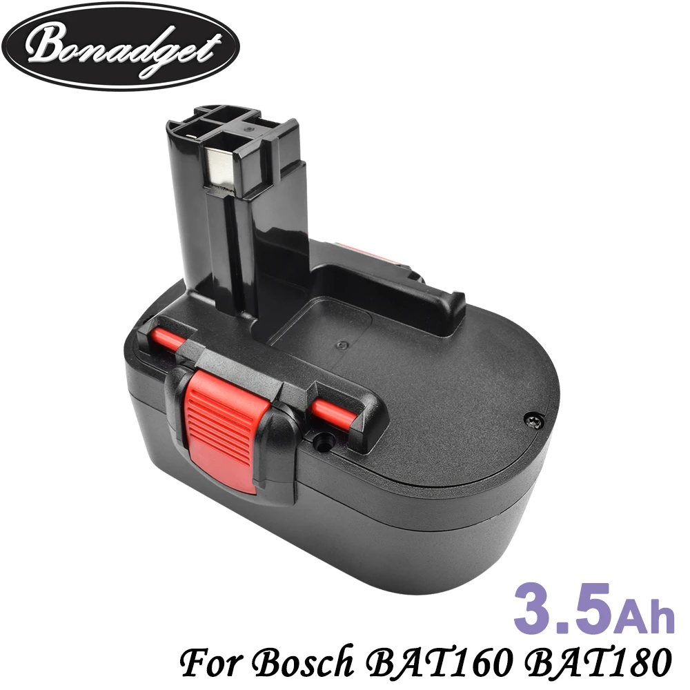 Сменный никель металлогидридный аккумулятор Bonadget 18 в 3500 мАч для Bosch BAT160 BAT180 BAT181