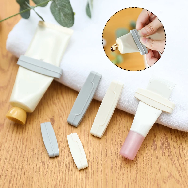 

Toothpaste Ease Tube Squeezer Facial Cleanser Clip 3PCS Manual Toothpaste Dispenser Multi-purpose Durable Bathroom Accessories