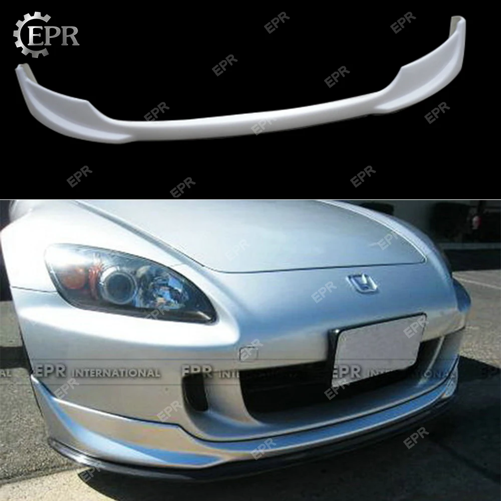baratas Estilo Do Carro Jdm Estilo Fibra De Vidro Lábio Dianteiro Para Honda S2000 03-06 Ap2 Frp Unpainted Amortecedor Divisor Fibra De Vidro Corrida Deriva Kit