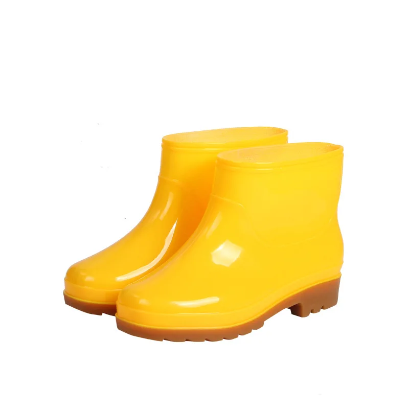 Мужские короткие бархатные ботинки с защитой от дождя Нескользящие