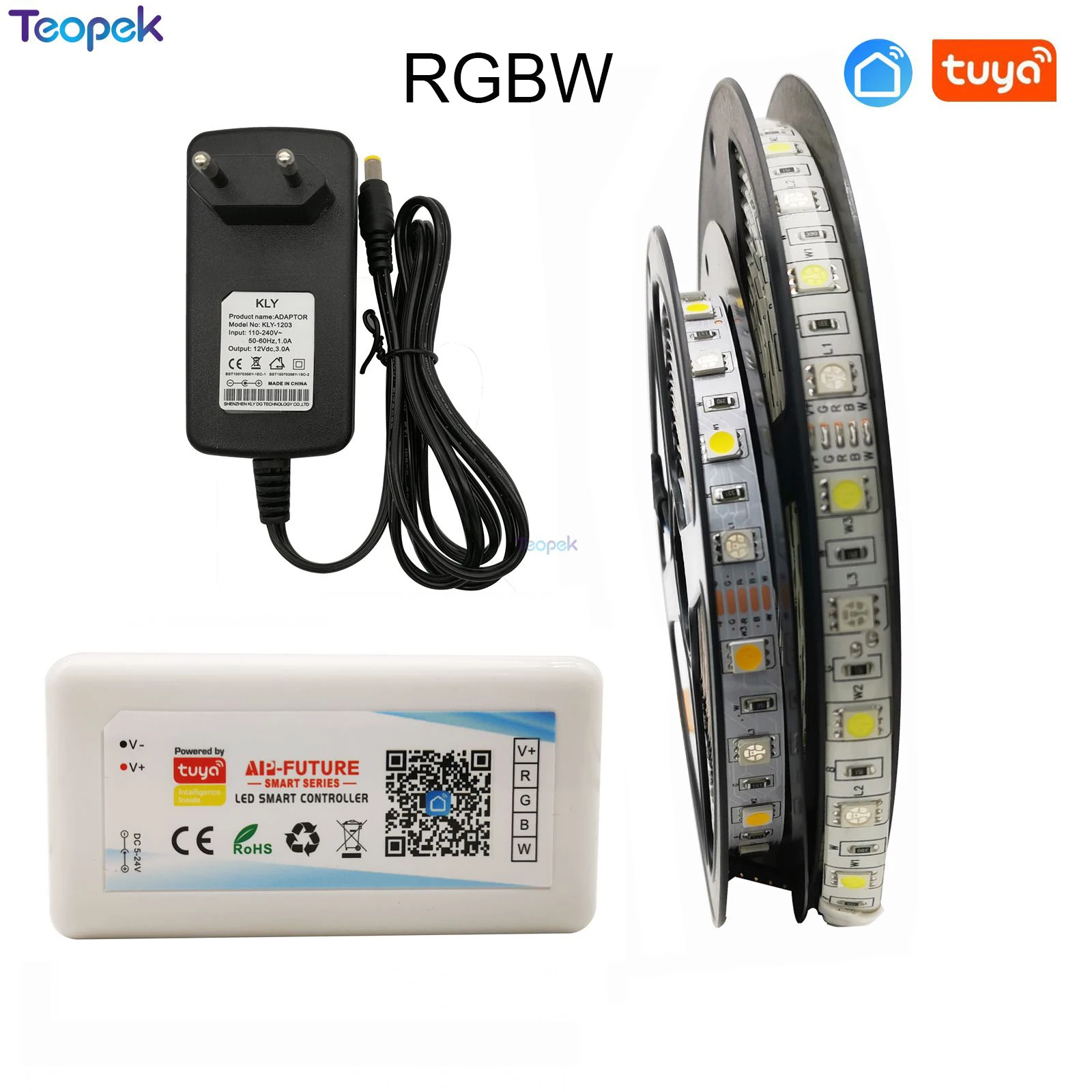 Лента светильник ная гибкая с Wi-Fi управлением 5/10 м 5050 RGB RGBW RGBCCT | Лампы и освещение