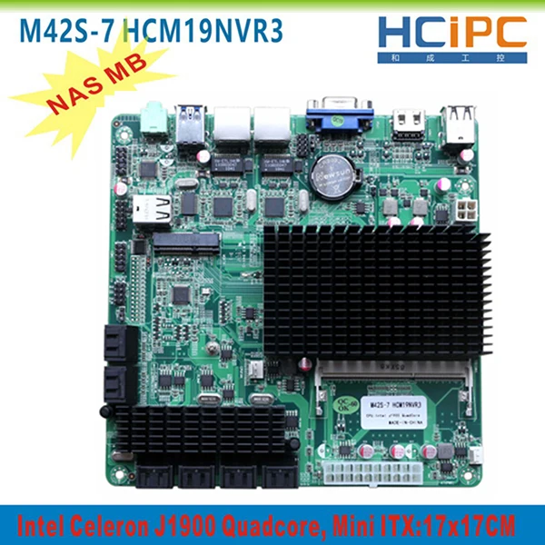 HCiPC J1900 6Bay Мини компьютер, NAS PC, J1900 NAS BareBone, 6Bay NAD HDD корпус, P401-1 HCNAS(Node6), 6 шт 3,5 или 2,5 дюймов HDD