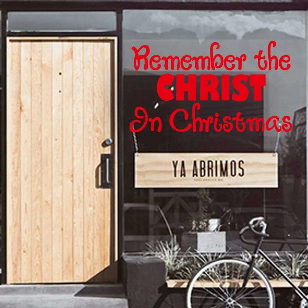 Креативные предметы домашнего обихода рождественские оконные очки декоративные