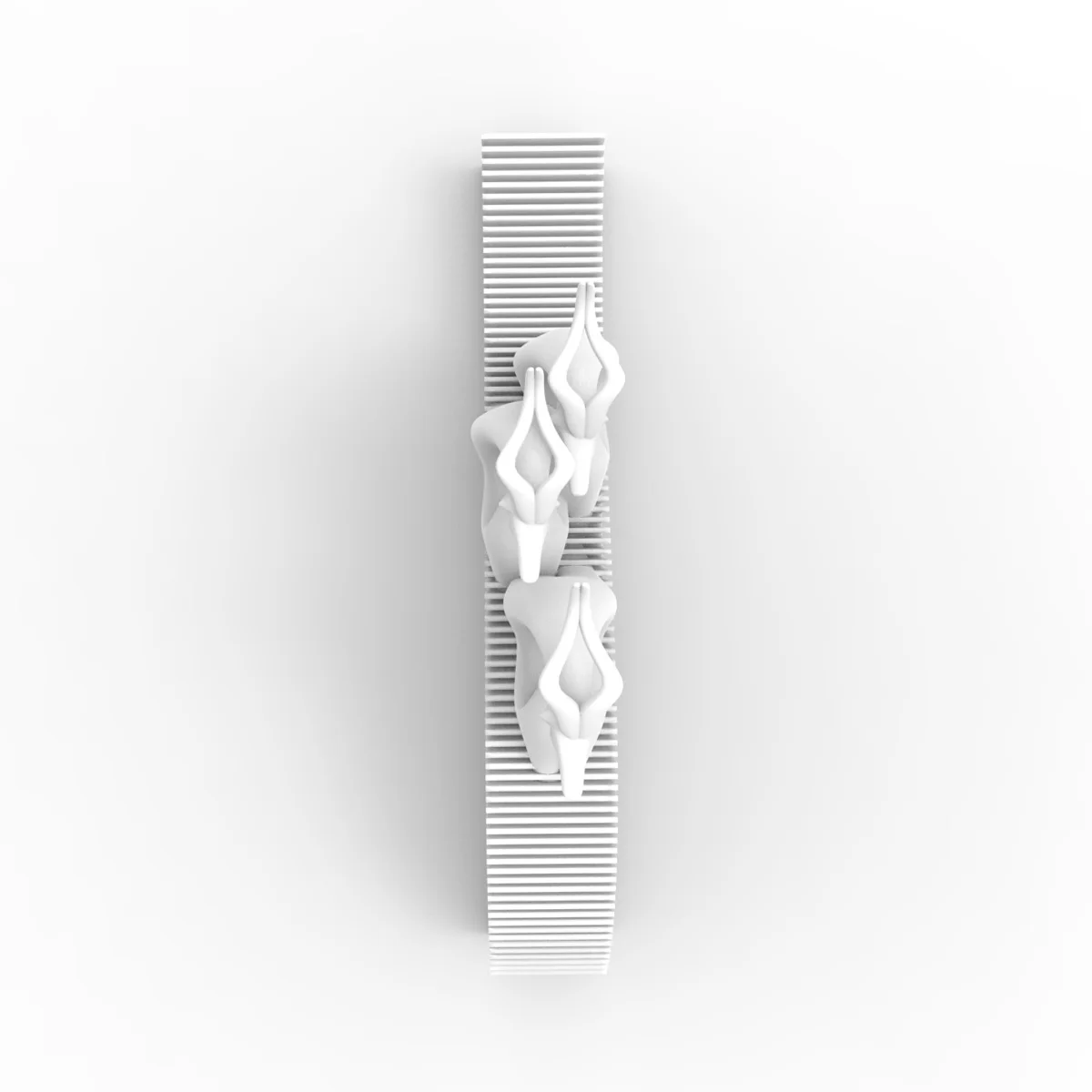 Новый Лось Семья 3D печать скульптура офисный стол статуя украшения удачи для