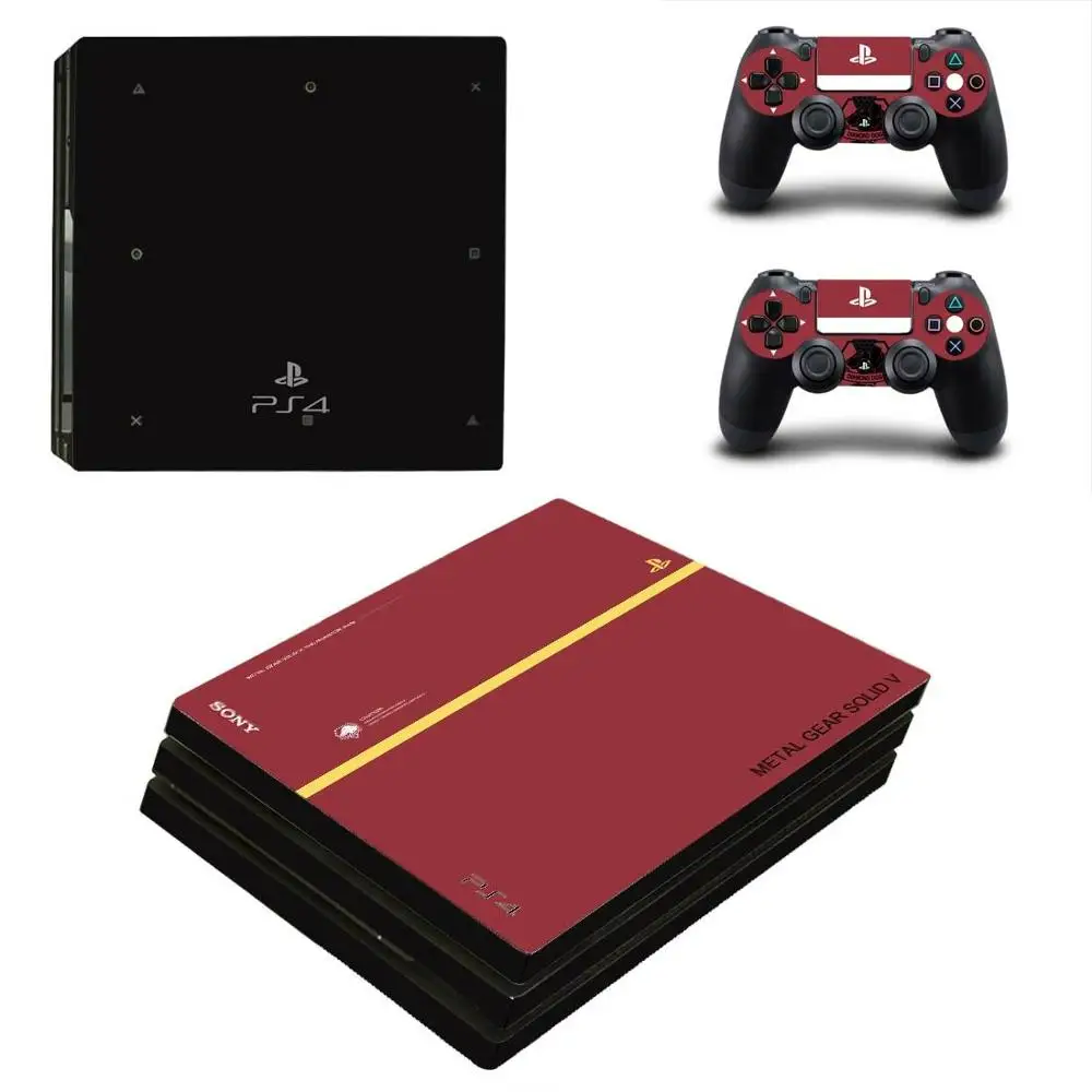 Металлическая Шестерня PS4 Pro наклейка s PS 4 Play station Виниловая для playstation консоль и