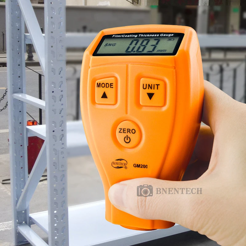 

GM200A BENETECH Thickness gauges Car Paint Coating Thickness Paint Thickness measuring arrange 0-1.80mm0-71.0mil