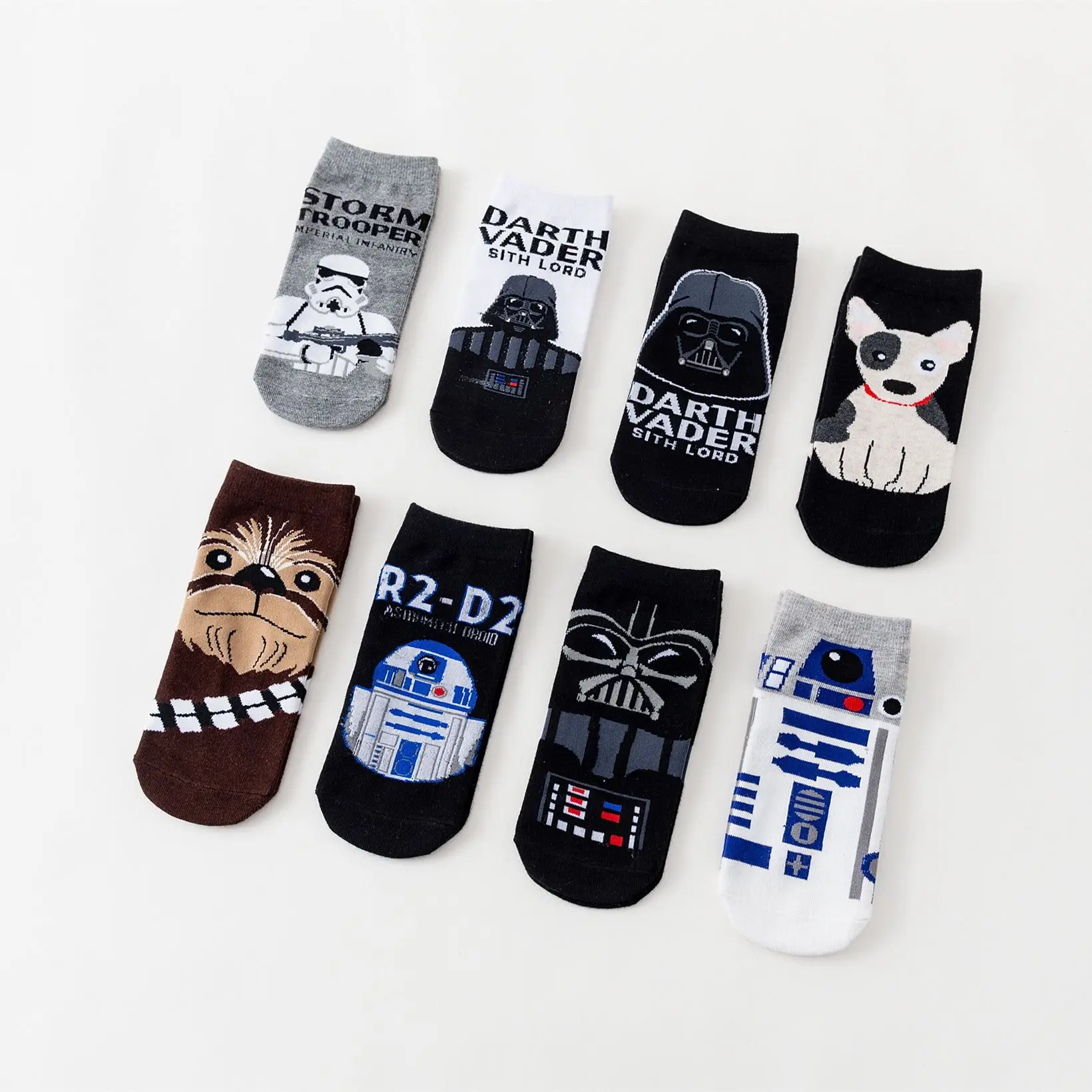Звездные войны фильм чулки Мастер Йода R2-D2 косплей носки Wookiee Рыцарь Джедай Новинка мужские женские носки весна осень зима