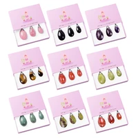 natural stone yoni eggs drilled jade egg set with box women kegel exercise vaginal muscle tightening feminine hygiene product