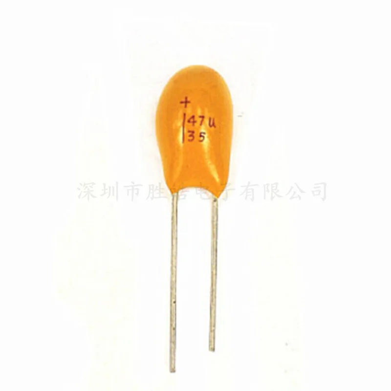 

10pcs Tantalum Capacitor 47uF 35V 476 Brand New 35V47uF DIP High Quality