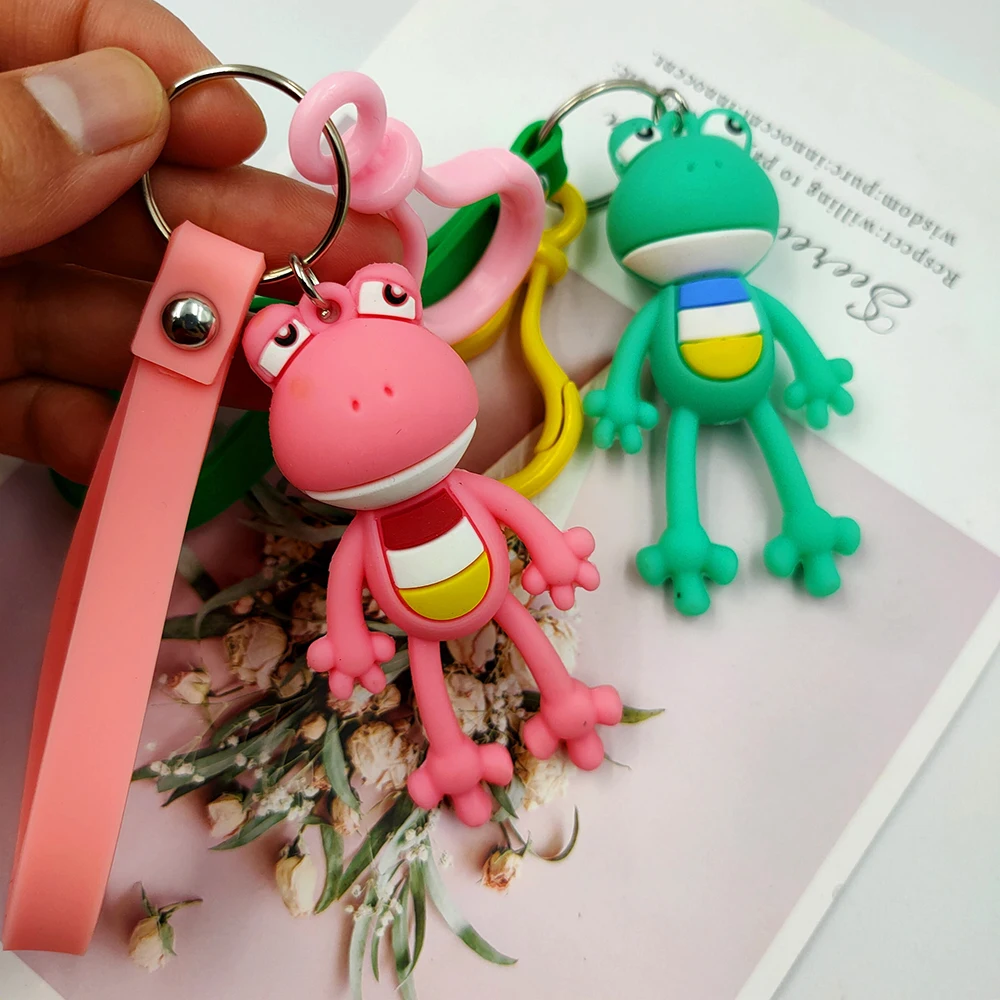 FIMAODZ милый брелок с дизайном лягушка Забавные тапочки большим ртом мультфильм