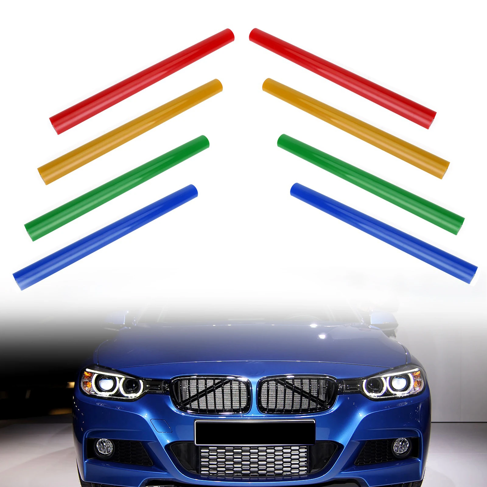 Areyourshop A Color Support Grill Bar V Brace Wrap For BMW F30 F31 F32 F33 F34 F35 51647245789 Car Auot Accessories Parts