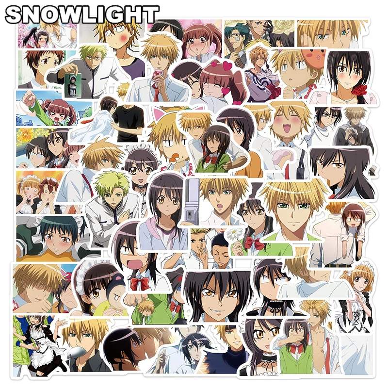 10/50 шт./компл. Мультяшные аниме Kaichou Wa Maid-sama наклейки для детей Чехол шлем ноутбук