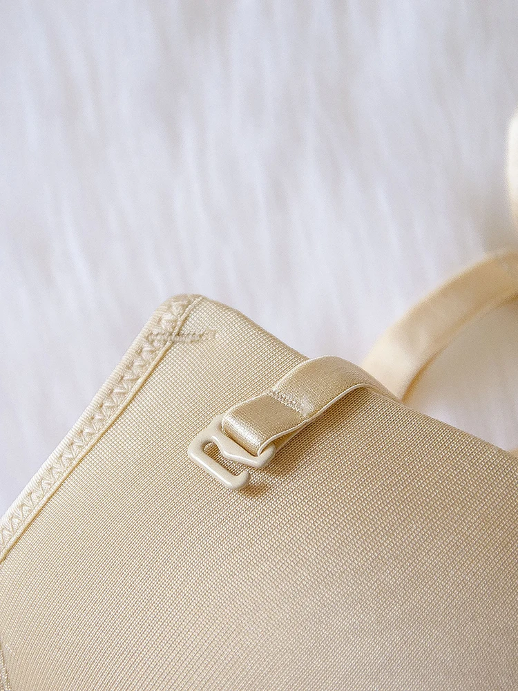 100% Шелковый бюстгальтер без косточек женское нижнее белье с тонкой чашкой