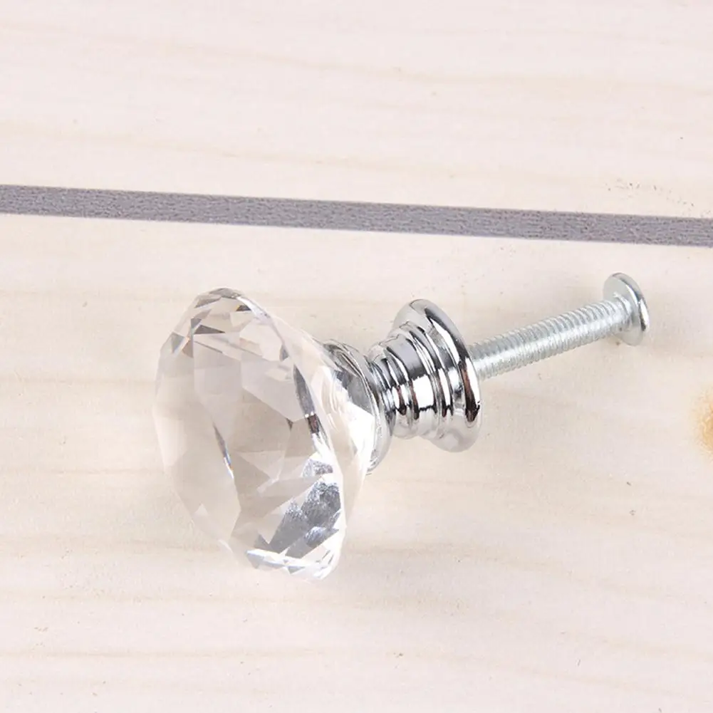 Ручки из хрустального стекла в форме алмаза|Ручки шкафа| |