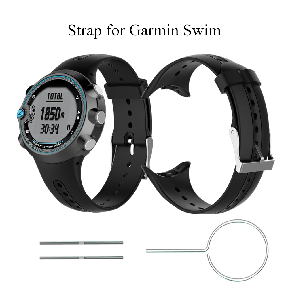 

Сменный ремешок для наручных часов Garmin, силиконовые смарт-браслеты, браслет Correa, браслет на запястье для плавания Garmin с инструментом