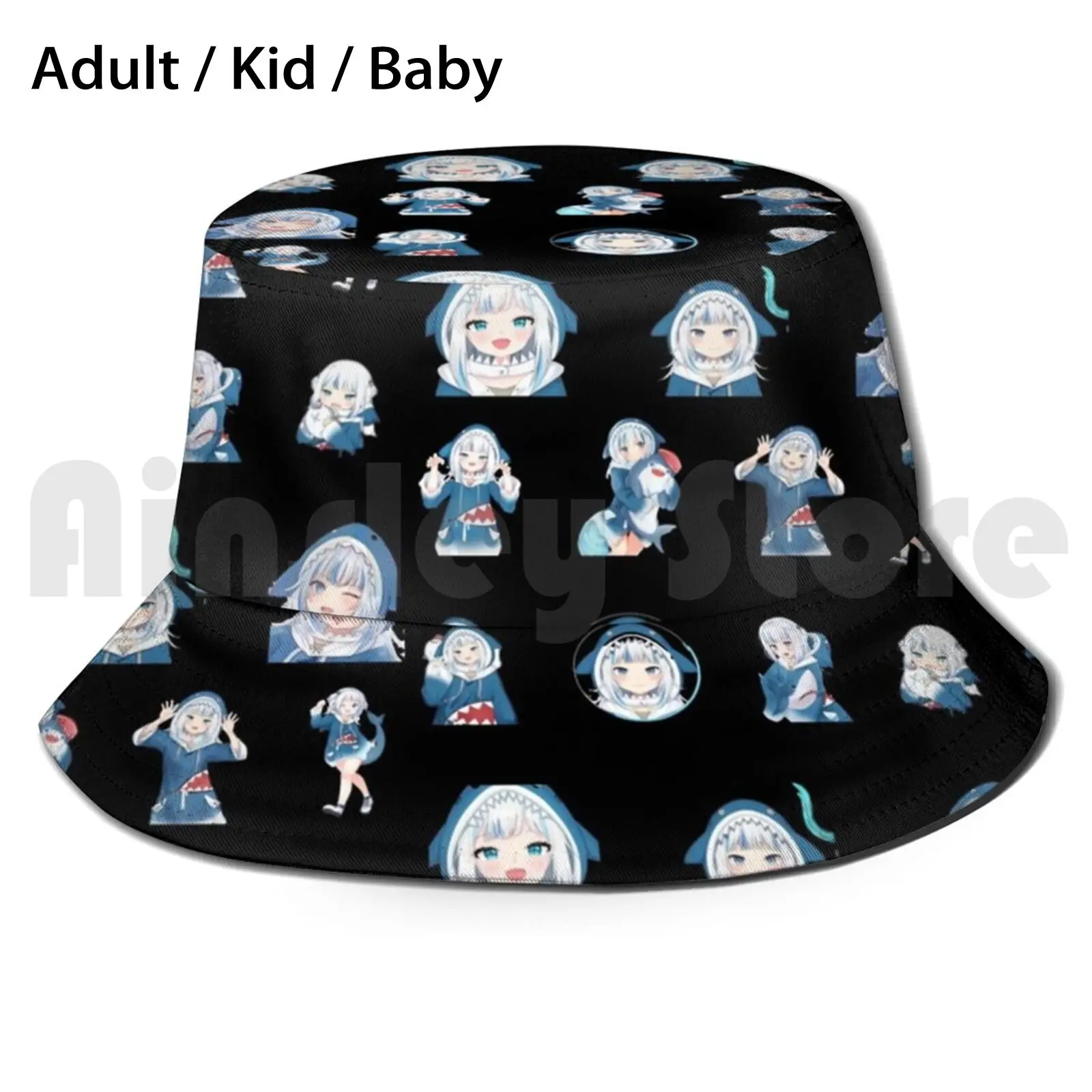 

Gawr Gura Sticker Pack Sun Hat Hololive Vtuber Anime Hololive Hololive Hololive Inugami Korone Kiryu