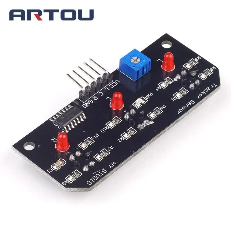 Трехосевой датчик TCRT5000 модуль для отслеживания дорог Линейный аксессуары