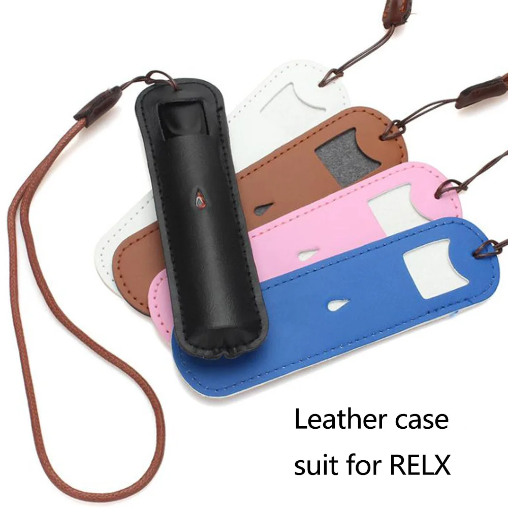 Кожаный чехол защитный для RELX Pod Kit обтягивающий с ремешком|Атомайзеры