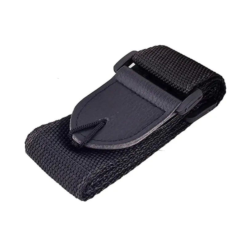 gitarre strap leder kopf einstellbare schulter gurt für gitarre elektrische gitarre bass gitarre teile zubehör schwarz neue free global ship