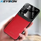 Модный чехол KEYSION для Redmi Note 11 5G 11 Pro + Plus из искусственной кожи, ударопрочный чехол для телефона Xiaomi POCO M4 Pro, 5G