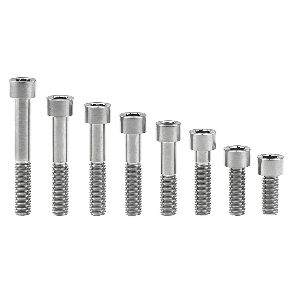 XingXi Титан болт M10x 20 25 30 35 40 45 50 55 60 мм Pitch1.25mm 1 5 Колонка головы Ti Винт для велосипеда