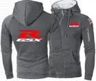 2020 г., мотоциклетные худи R GSX на молнии, товары Suzukies GS, свитшот, повседневный мужской Забавный Графический Мужской с британским флагом и капюшоном