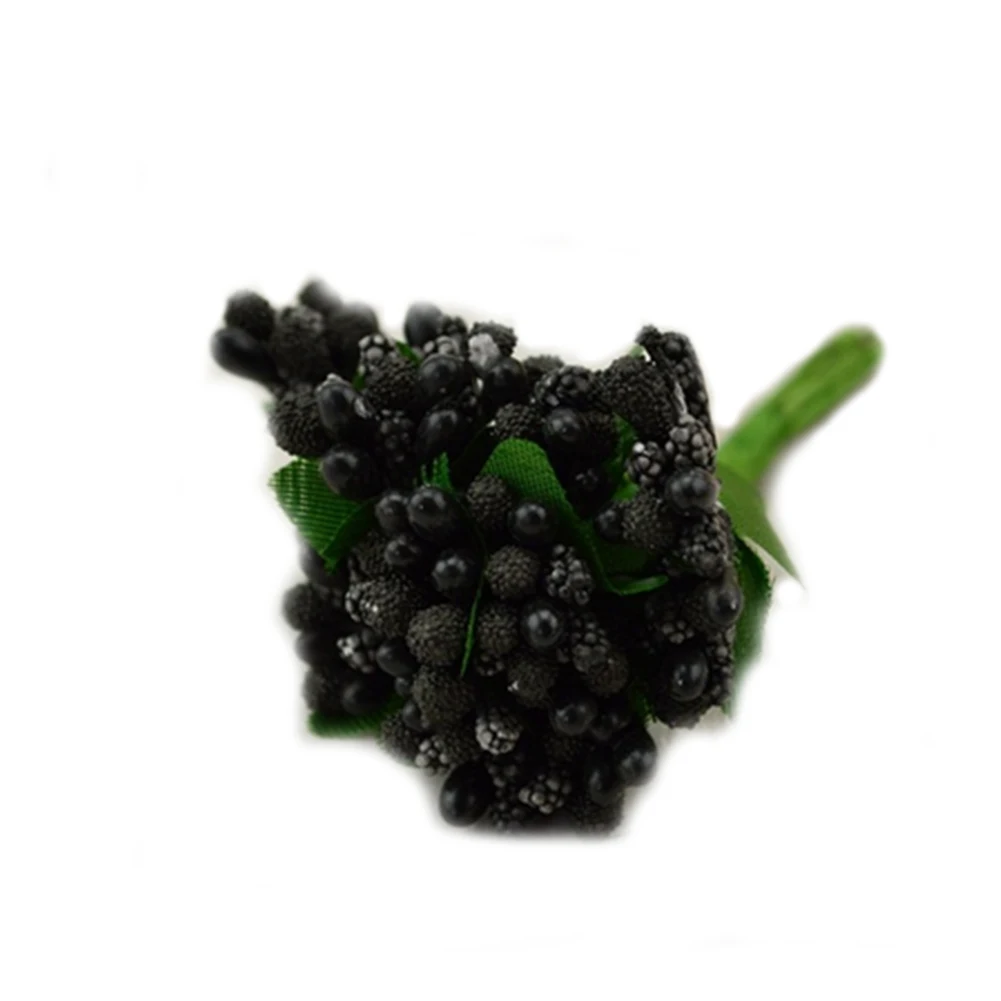 

Artificial Flower Stamen Simulation Leaves Decoration DIY Handmade Bundle Bead Flower Craft Making Supply For Home Wedding Decor