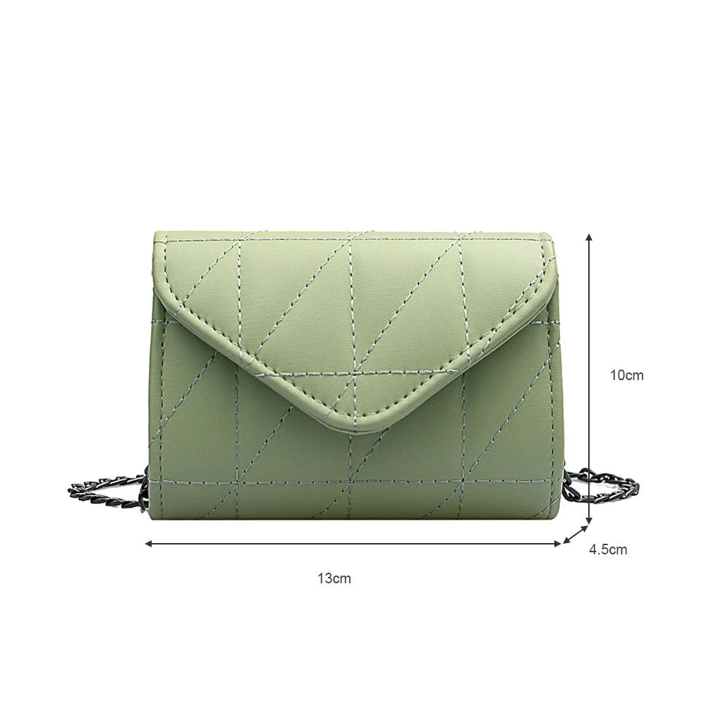

Solid Color PU Leather Cossbody Bag With Coin Purse Mini Flap Bag Organizer Shoulder Handbag Tote Messenger Satchel Bag
