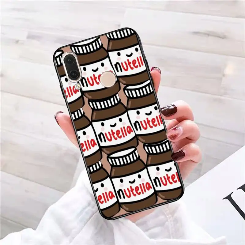 

Cartoon Chocolate Beans Nutella Luxury Unique Design Phone Case For Redmi K20 Note 5 7 7a 6 8 Pro note 8T 9 Xiaomi Mi 8 9 SE