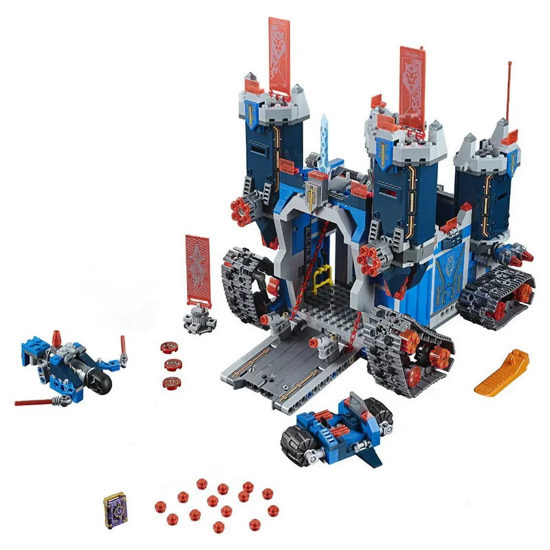 

New 1115pcs Knights The Fortrex Castle Base 10490 Dolls Building Blocks Children Toys Hot Sale Nexus Compatible With Lepinblock
