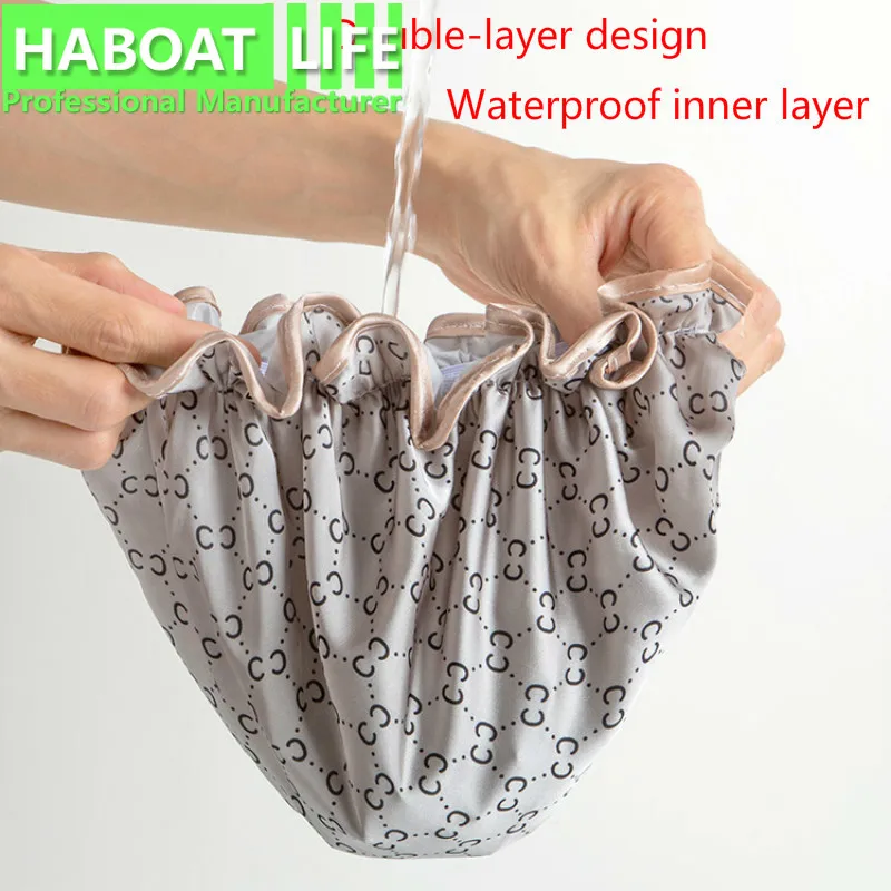 Шапочка для душа Женская водонепроницаемая детская Милая головная уборка