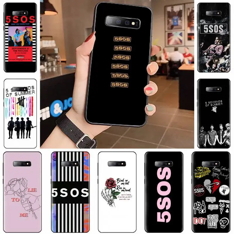 

5SOS band 5 seconds of summer Phone Case For Samsung Galaxy S5 S6 S7 S8 S9 S10 S10e S20 edge plus lite Cover Funda Shell