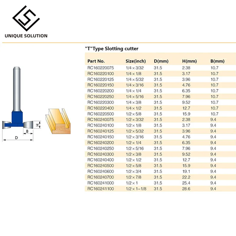Аркадный Т слот фреза с хвостовиком 1/4 дюйма глубина резки 3/32 2 канавки образный