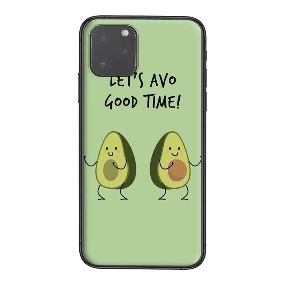 Вкусный авокадо для Galaxy A02 A22 A71 A51 A50 A42 A40 A32 A31 A30S A21S A20 A20S A20E A12 цвет черный