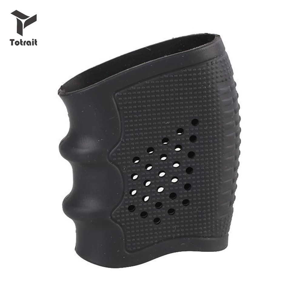 

TOtrait Tactical Black Glove Cover Sleeve Anti Slip for Most of Glock Handguns Hunting Accessories Tactical Pistol Rubber Grip