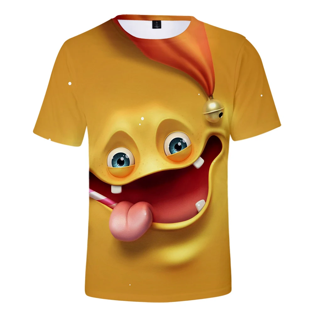 

2021Funny Print T-shirt Men and Women Summer Streetwear T-shirt Casual Harajuku Round Neck T-shirt Sports Short-sleeved Top