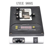 uyue 988x desoldering heating rework station platform for iphone x motherboard cpu preheater