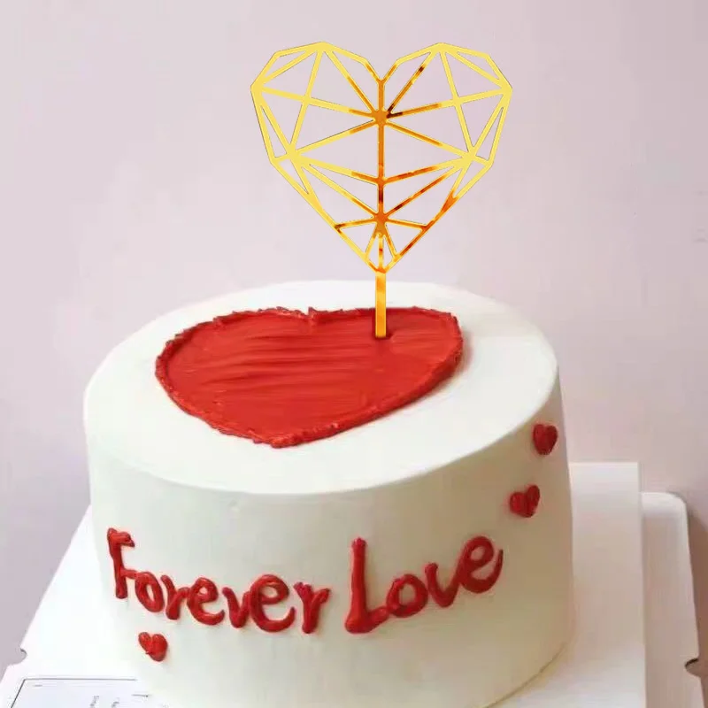 Акриловый Топпер для торта украшение свадьбы дня рождения 1 шт. - купить по