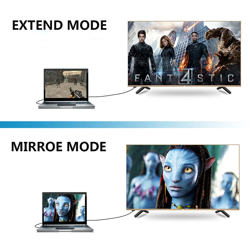 Кабель-адаптер HDMI-VGA с портом аудио и питания аналоговый цифровой конвертер