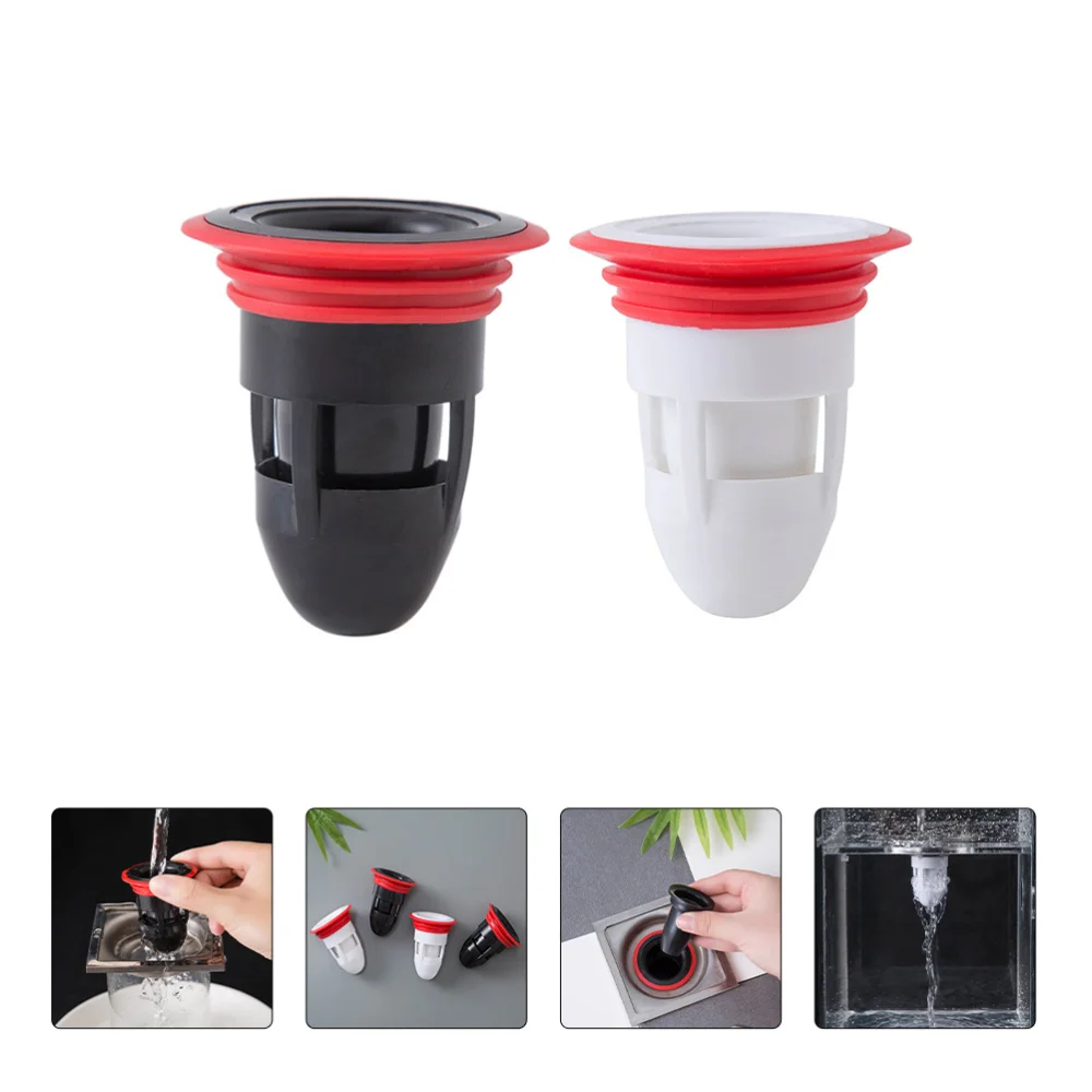 

2Pcs Floor Drain Cores Sewer Odor-resistant Leak Cores Deodorant Floor Drainer