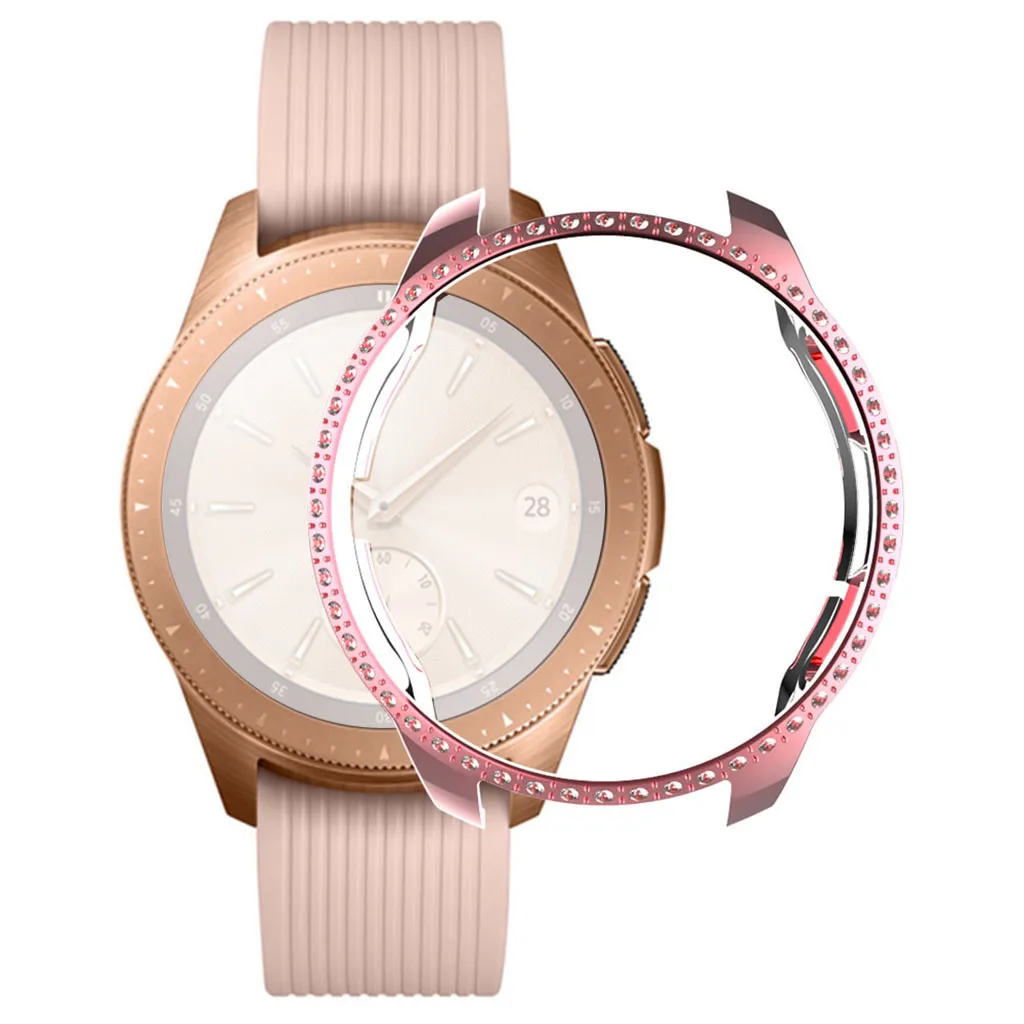 Ультратонкий Роскошный чехол из поликарбоната со стразами для Samsung Galaxy watch 42 мм