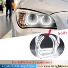 Для BMW E84 X1 2009  2015 DTM Стиль с украшением в виде кристаллов светодиодный Ангельские глазки гало кольца светильник наборы Xenon головной светильник стайлинга автомобилей 2014 2013 2012 2011