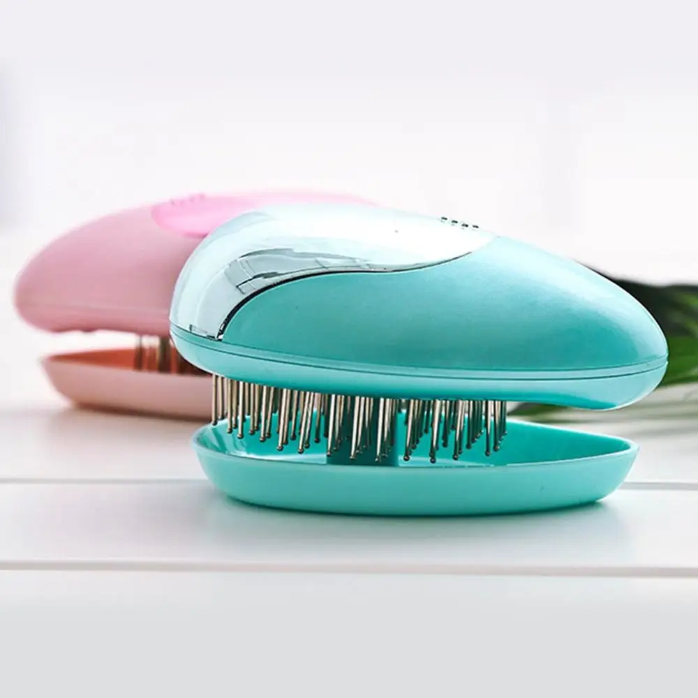 Портативная электрическая Ионная Щетка для волос выпрямитель щетка с