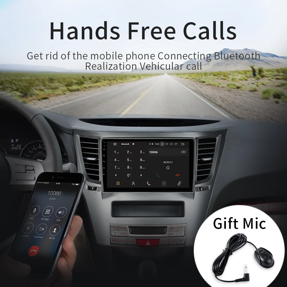 Dasaita автомобиль радио Android 9,0 TDA7850 для Subaru Legacy Outback gps 2009 2010 2011 2012 2013 автомобильный стерео " ips MP3 32G Встроенная память