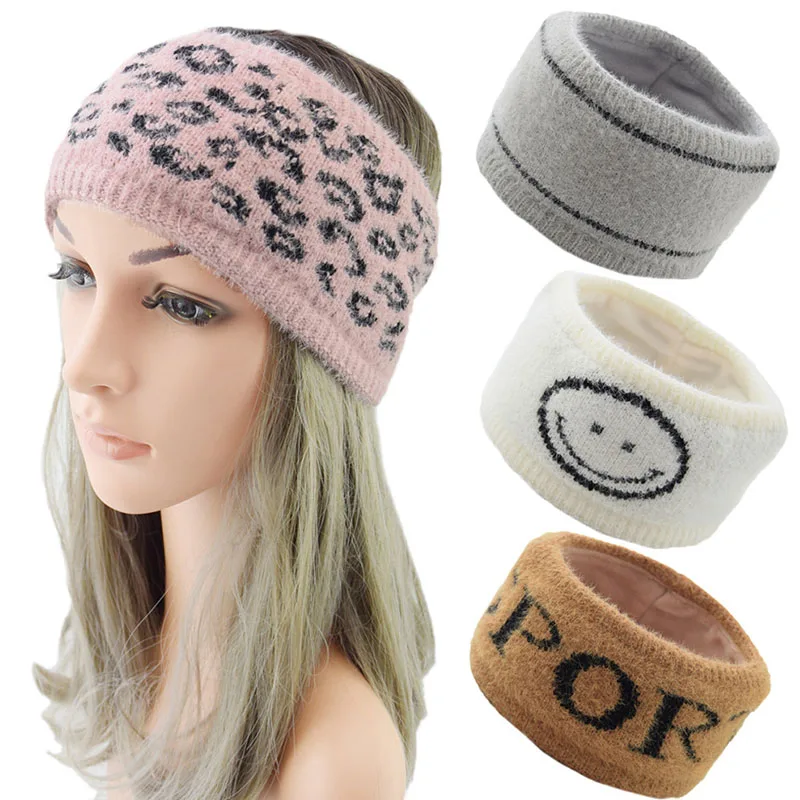 Женский обруч для волос с леопардовым принтом теплый плотный волос| |