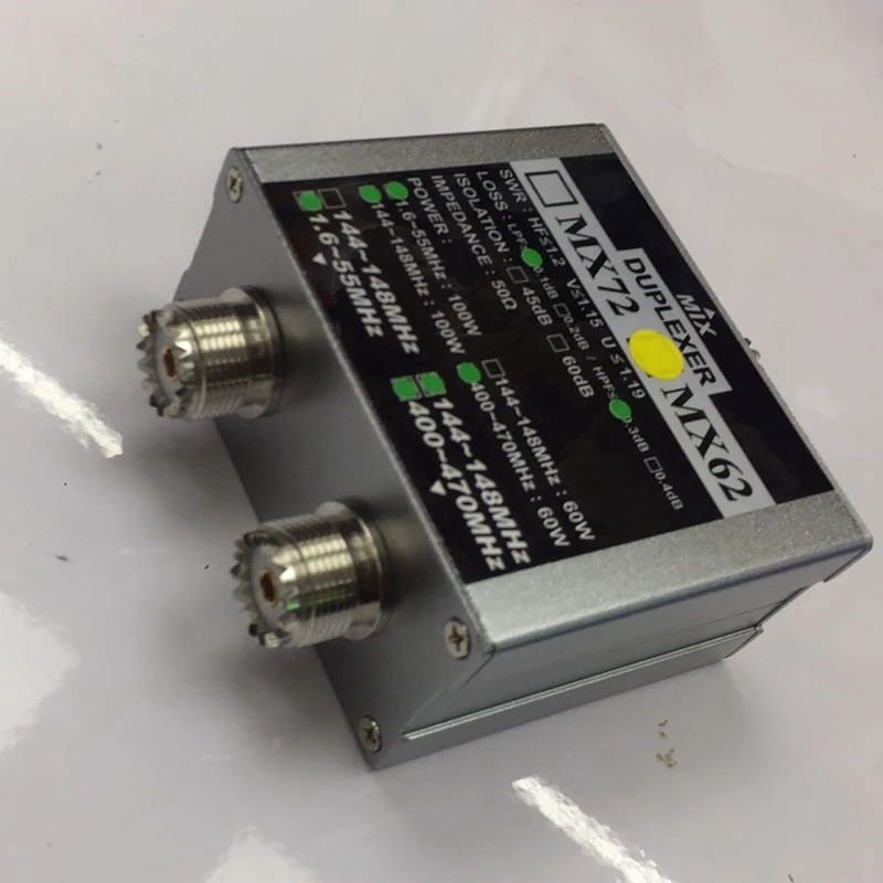 Newest MX62 HAM Antenna Combiner Different Frequency (HF / VHF UHF) Linear Transit Station Duplexer |