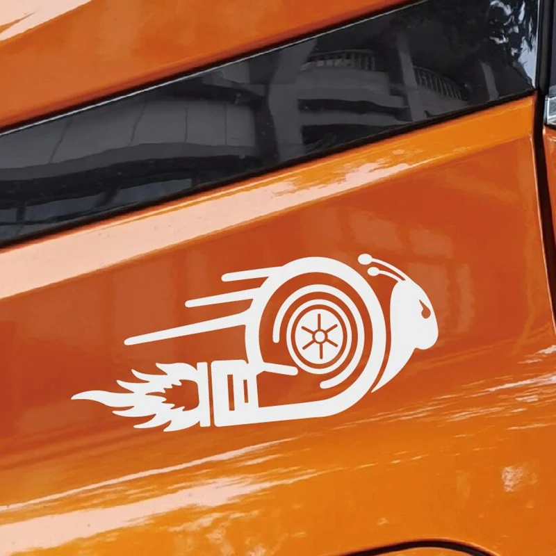 

Забавная улитка Turbo наклейка на кузов автомобиля авто наклейки светоотражающие украшения 17 см x 8 см черный/серебристый/красный/желтый